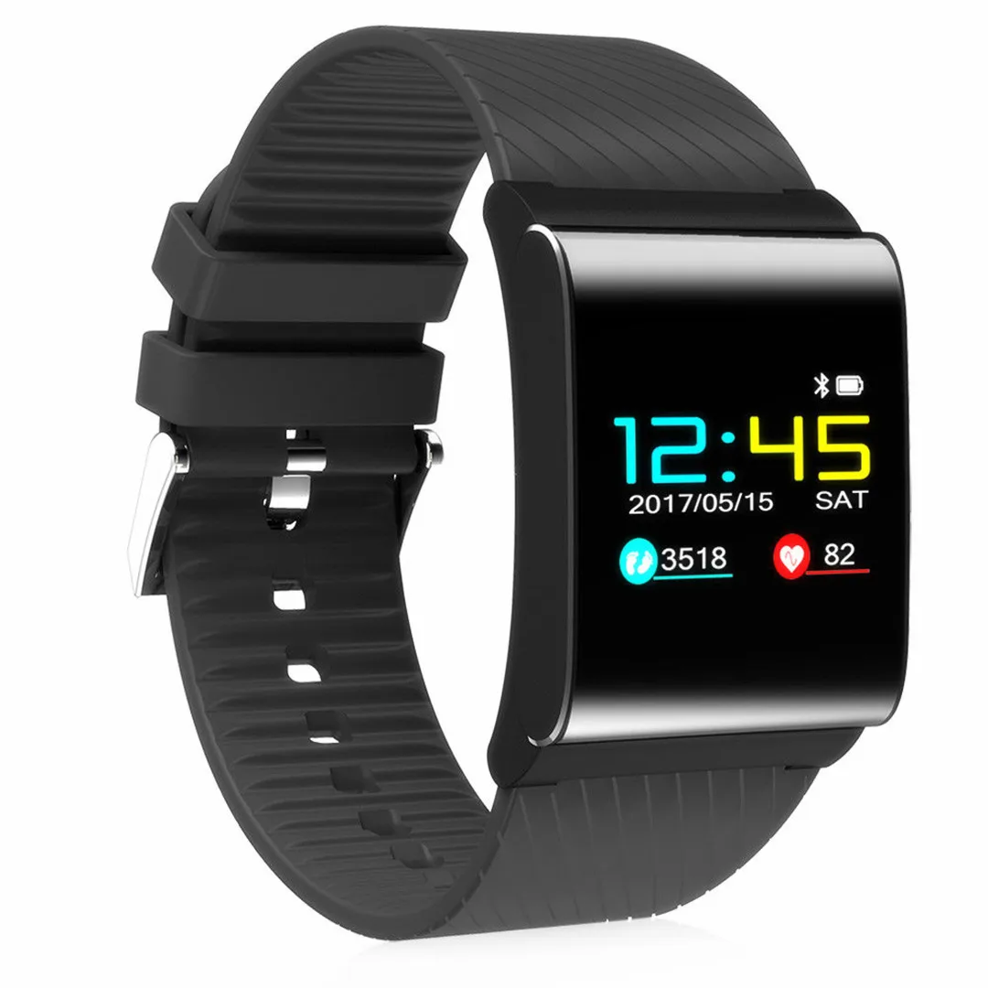 

Mayitr Silicone Gel Wristband Smart Fitness Bracelet Wristband Sport OLED Sleep Monitor Heart Rate Bracelet Tracker Smartband