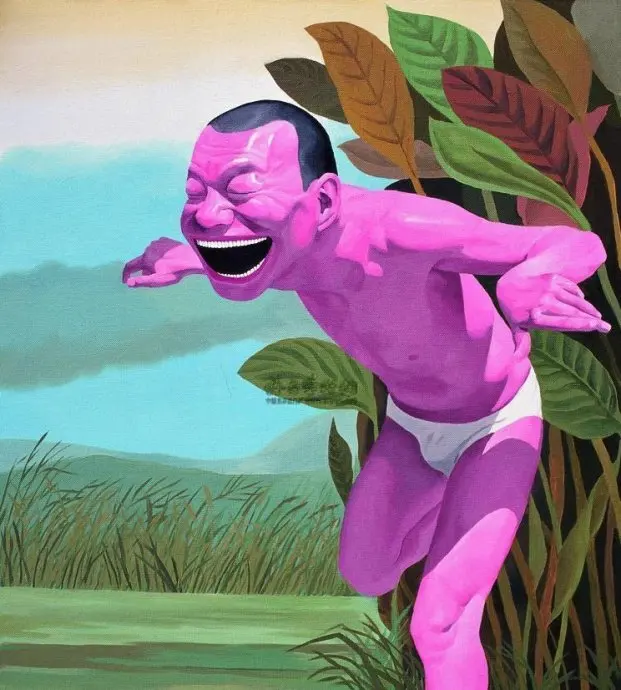 Happiness Humor Famous Artist Yue Minjun Art Works Smiling Face Oil Painting Hand Painted Canvas Wall Decor Pictures Y 12 In Calligraphy From Happiness Humor Famous Artist Yue Minjun Art Works Smiling Face Oil Painting Hand Painted Canvas Wall Decor Pictures Y 12 In Calligraphy From