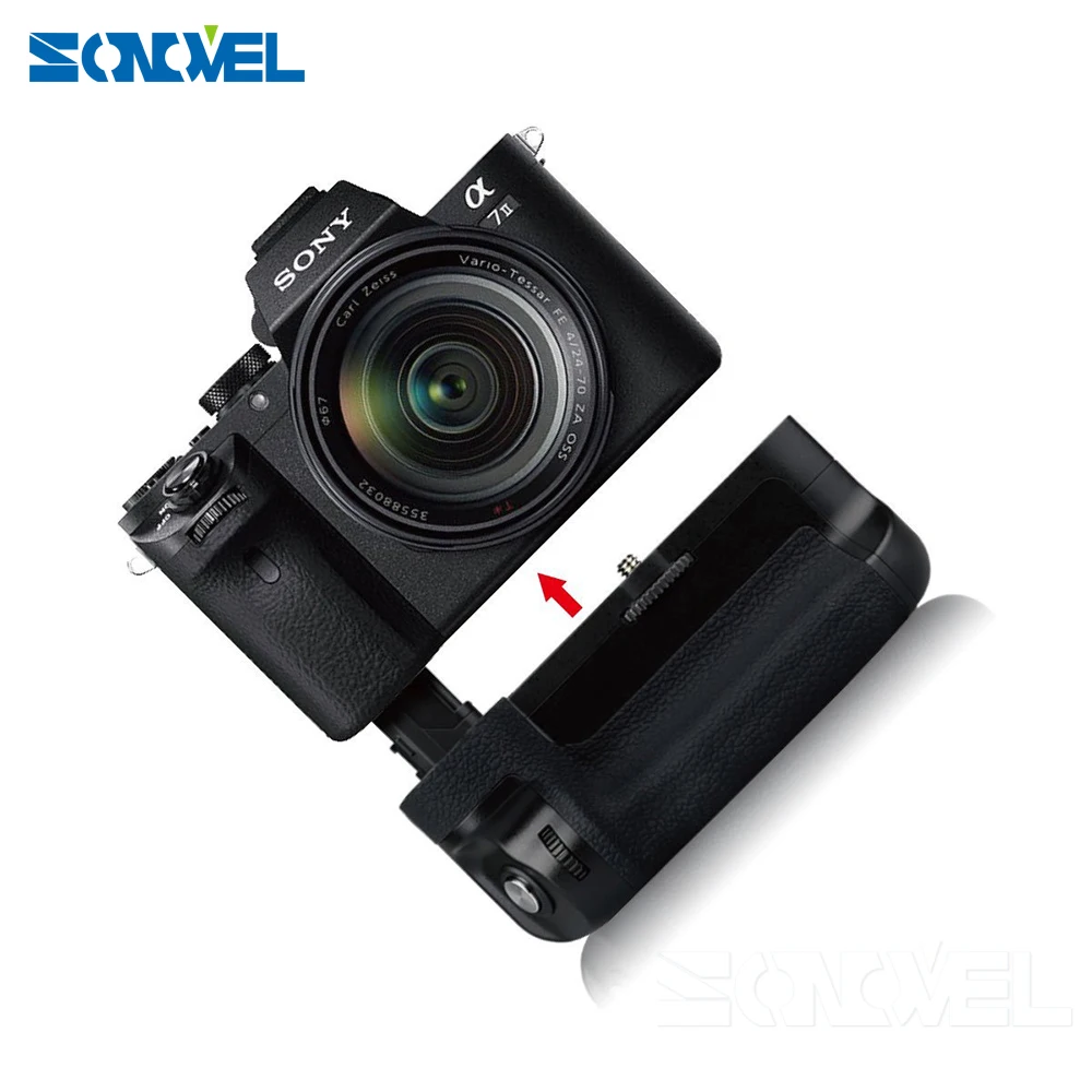 Вертикальный держатель для батарей MEIKE MK A7II Pro SONY / Sony A7RII с беспроводным пультом