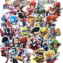 100 50 25 PCS No Repeating Mixed Cartoon Hero font b Toy b font Stickers Car