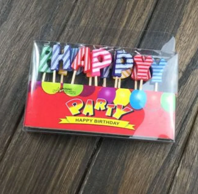 1 Set New Arrival Birthday Cake Decoration Home Party Use Ideal