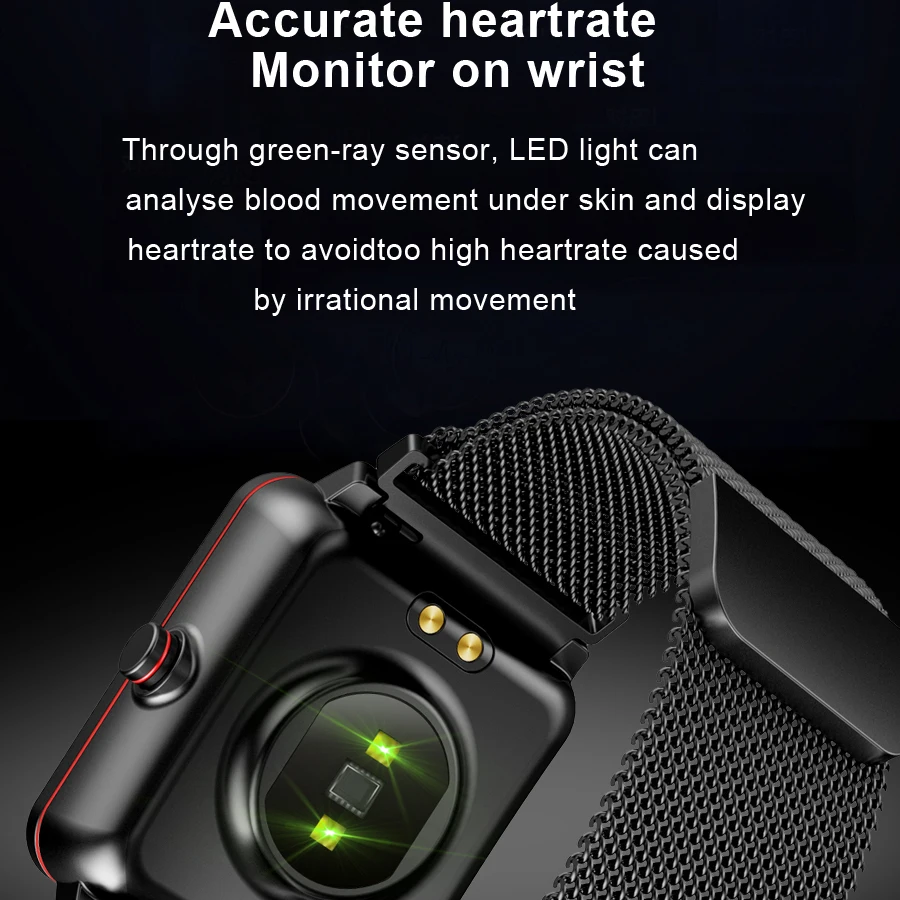 H10 Smart Band Watch Men Women Sports Watch IP68 Waterproof Nylon Stell Strap Step Heart Rate Blood Pressure Smartwatch H10 Smart Band Watch Men Women Sports Watch IP68 Waterproof Nylon Stell Strap Step Heart Rate Blood Pressure Smartwatch