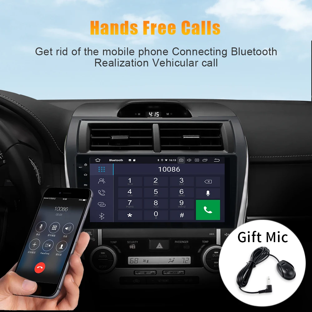 Clearance Car Android 9.0 Radio for Toyota Camry 2012 2013 2014 GPS Navigation 10.2" IPS Screen MP3 USA & Mid-east Version 4 Clearance Car Android 9.0 Radio for Toyota Camry 2012 2013 2014 GPS Navigation 10.2" IPS Screen MP3 USA & Mid-east Version 4