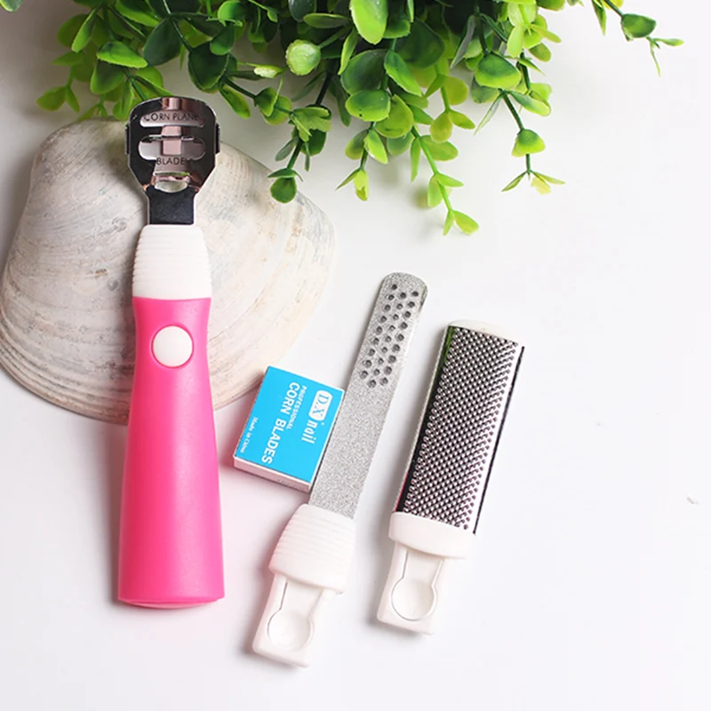 

Replaceable Pedicure Foot Rasps Callus Shaver Remover Removable Feet Nail File Clipper Hard Dead Skin Trimmer Manicure Foot Tool