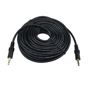 

SHCHV 10M Audio Cable Male to Male 3.5 mm Jack Gold Plated Audio Cable For Orange Pi Raspberry Pi 3