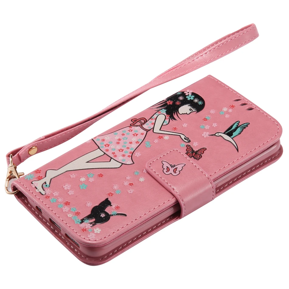 for S3 S4 S5 S6 edge Coque Luxury Green Luminous 3D Painting Flip Wallet Back Cover Samsung Galaxy S8+ S8 S7 edge S8 Plus Case (1)