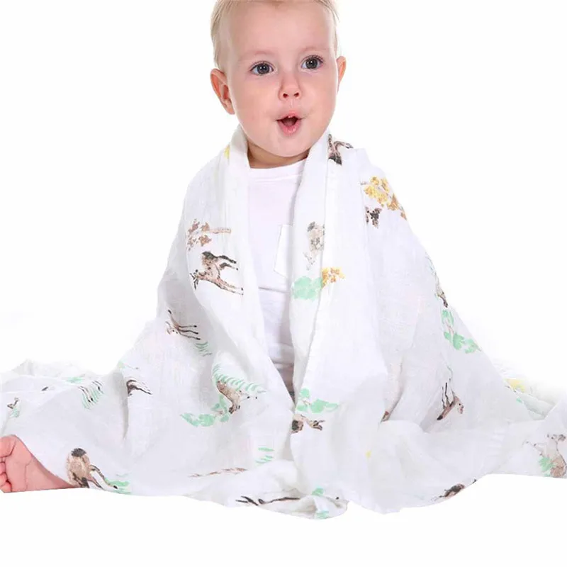 2 шт./компл.! Для новорожденных Одеяло s 2018 пеленать Одеяло маленьких пеленка для сна муслин Обёрточная бумага модная повязка на голову