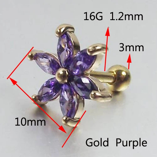 gold purple