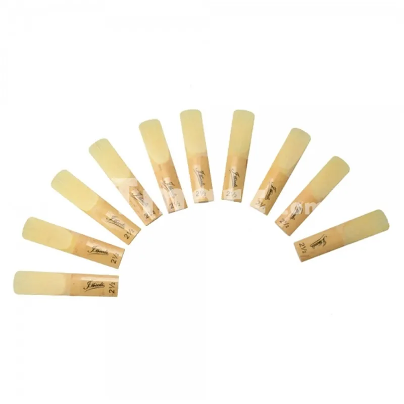 Зебра 10 шт. XZ-AS09 саксофон Arundo Donax Bamboo Reeds для Alto Sax духовые инструменты Запчасти и аксессуары