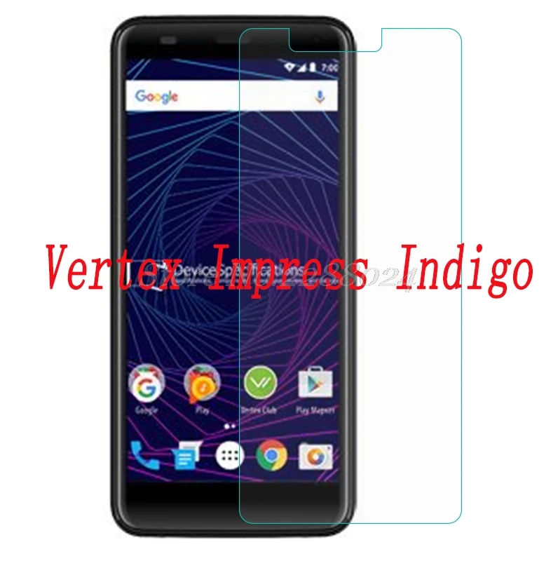 

Smartphone 9H Tempered Glass for Vertex Impress Indigo GLASS Explosion-proof Protective Film Screen Protector cover phone