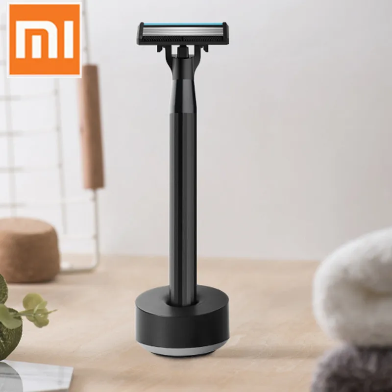 

Original Xiaomi H300-6 Shaver Munul Dry Wet Shaving Washable 5-Layer Blade Manual Razor Set With 3 Cutter Heads From Xiaomi