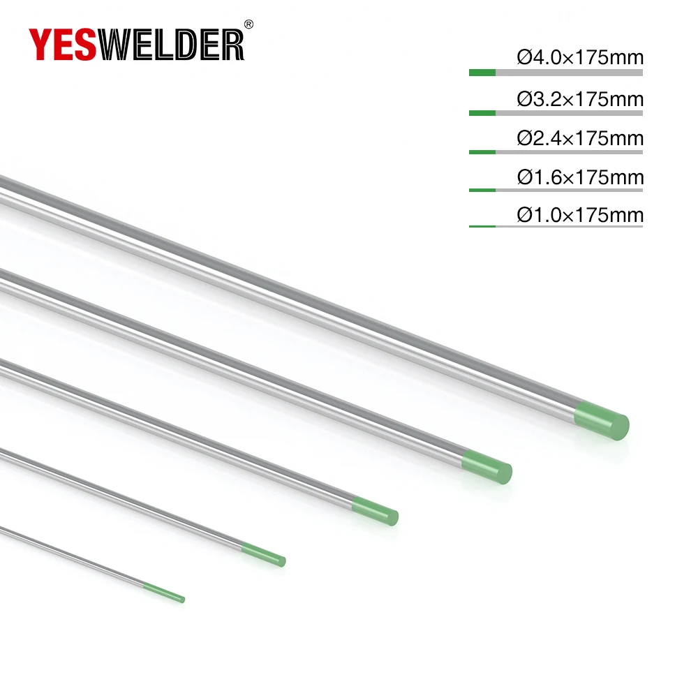 

YESWELDER Mixed Specification Packaging TIG Welding Tungsten Electrode TIG Welding Machine Rod Welder Parts