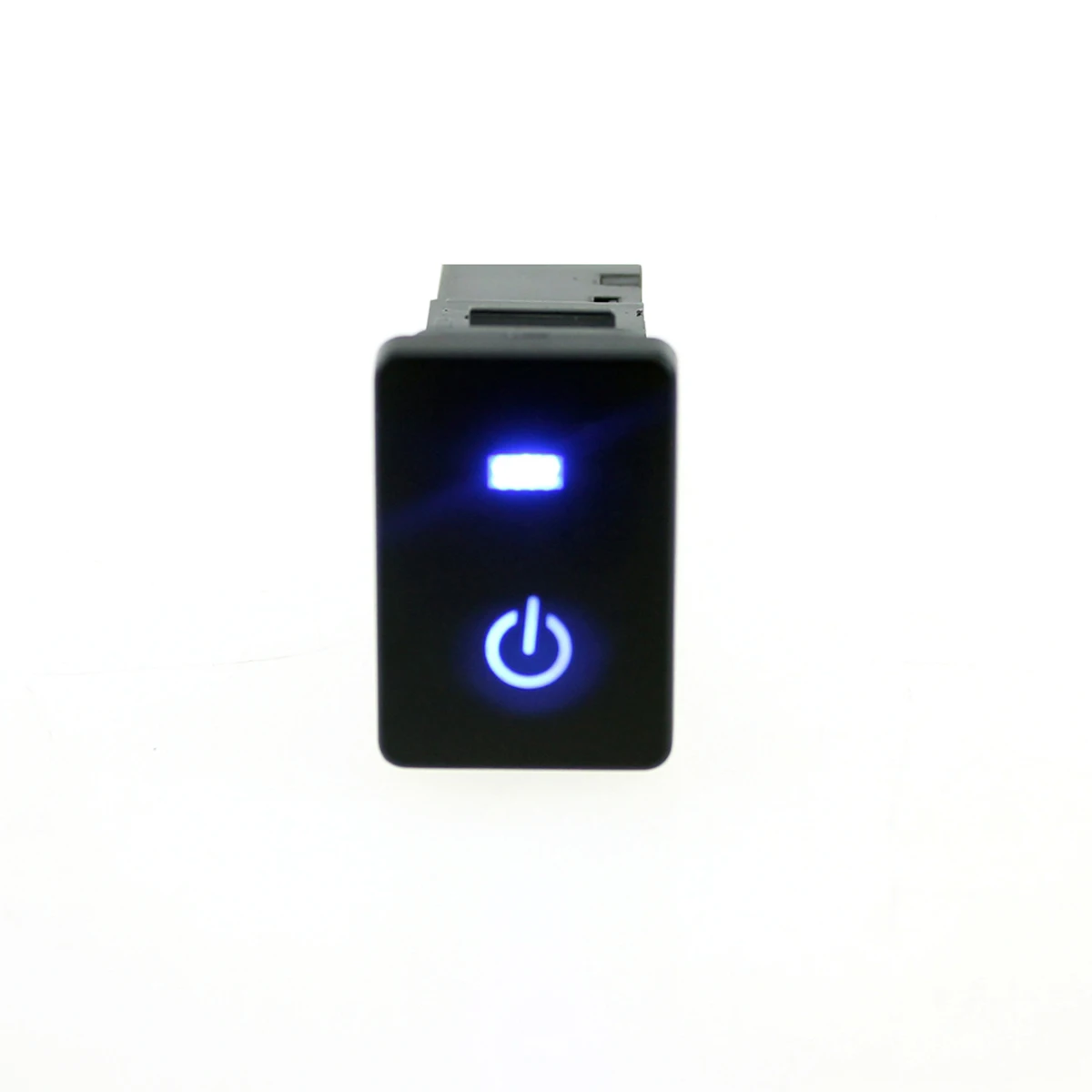 

12V Car Switch Starting Pattern Push Button with 15cm Cable for Toyota Camry Yaris Corolla Vios Reiz Prado - Blue Light