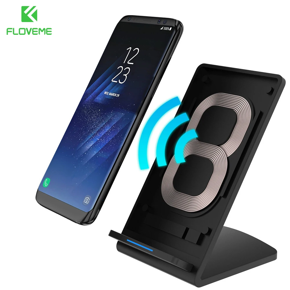 

FLOVEME 5V 2A Qi Wireless Charger For Samsung Galaxy S8 S9 Plus S7 Note 8 Universal Charger For iPhone X 8 For Nexus 4 5 6 HTC