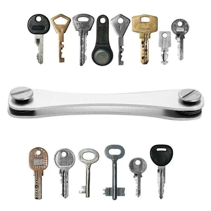 

Aluminum Keychain Key Holder Clip EDC Key Organizer Clip Outdoor Folder Keychain EDC Pocket Tool Multi Colors