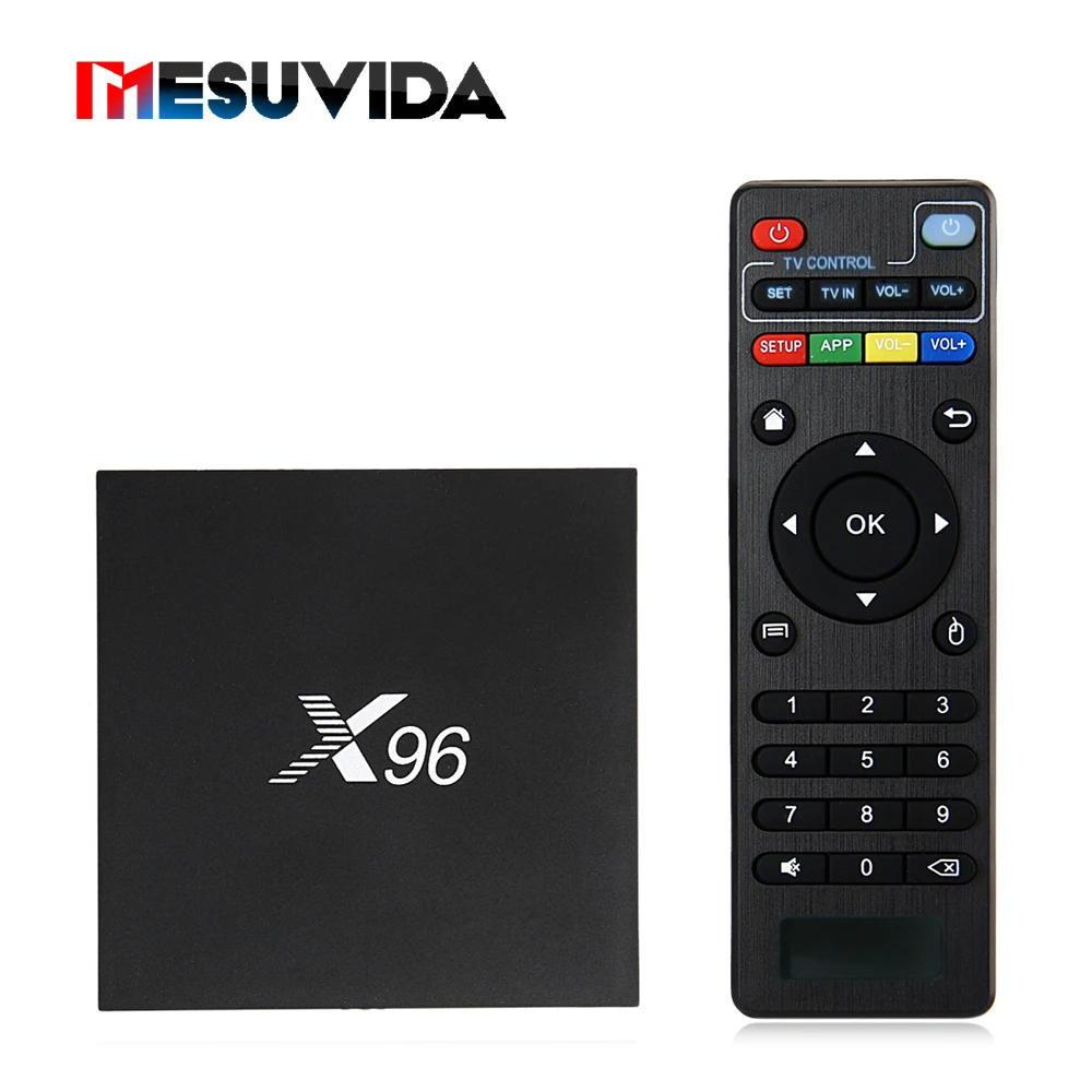 

[Genuine] Mesuvida X96 Android 6.0 Tv box Amlogic S905 Quad Core 2.4GHz WiFi HDMI 2.0 USB 2.0 AV LAN TF Card Slot Smart TV Box