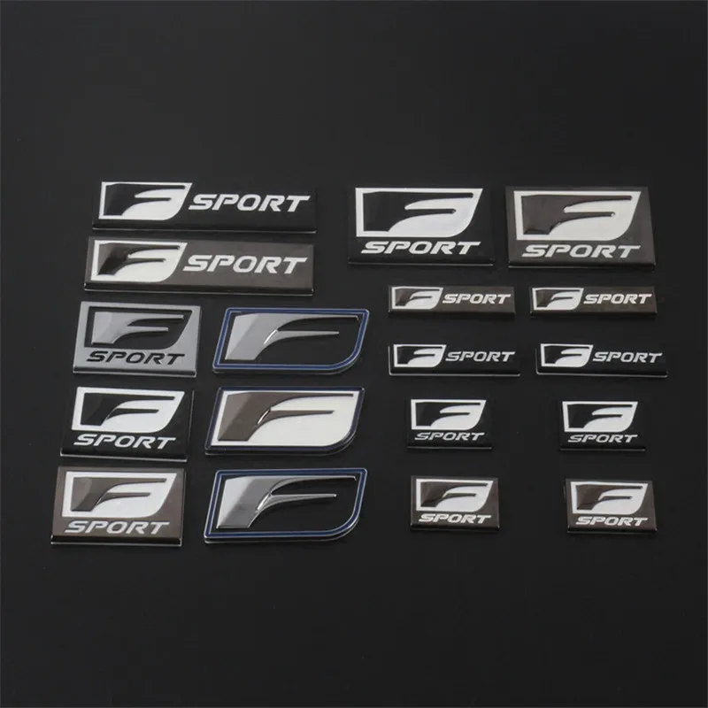 Универсальный металлический F спортивный логотип эмблема дверь наклейка значок автомобиля 3D наклейка подходит для Lexus IS 250 350 GS 350 450