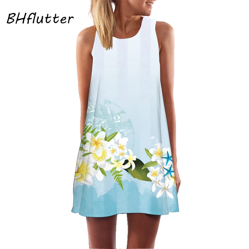 BHflutter vestidos verano, летнее платье для женщин, модное повседневное зеленое платье, шифоновое платье бохо, милое женское мини пляжное платье