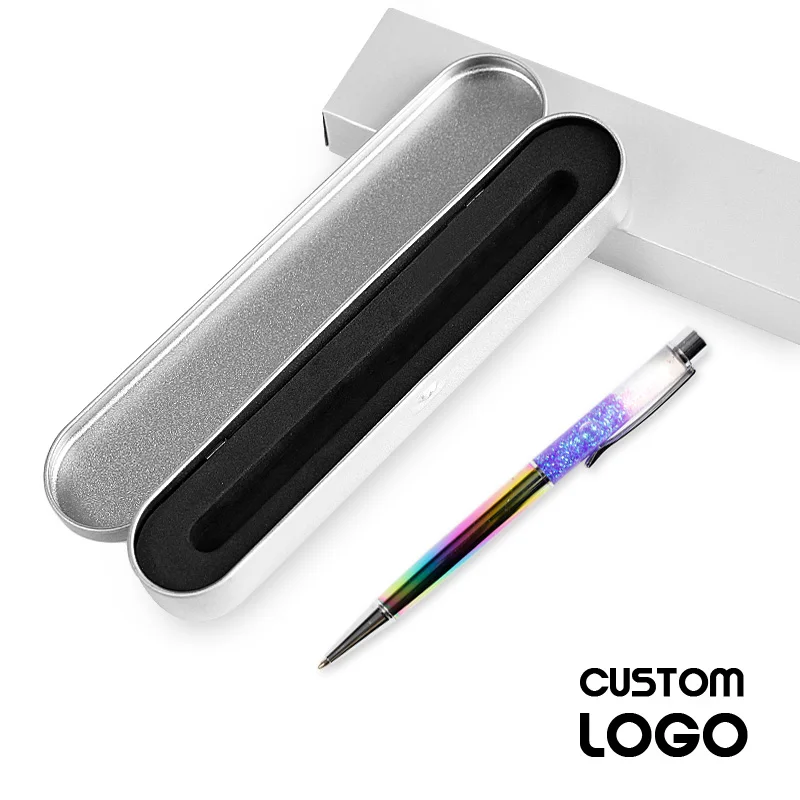 

New Beautiful Ball Pens High Quality Custom Logo Engraved Your Name Ballpoint Pen Smooth Writing Pens Office School Pen With Box