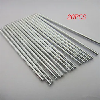

20PCS Drive Shaft 2x100mm/2x150mm Steel Axle Transmission Axis Connector Round Rod Spare Parts for RC Boat/Car 4WD Model