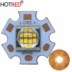 1 шт. Cree MT-G MTG светодио дный теплый белый 18 Вт ~ 24 Вт 3000 К DC36V светодио дный свет для точечной свет на 20 мм Медь PCB