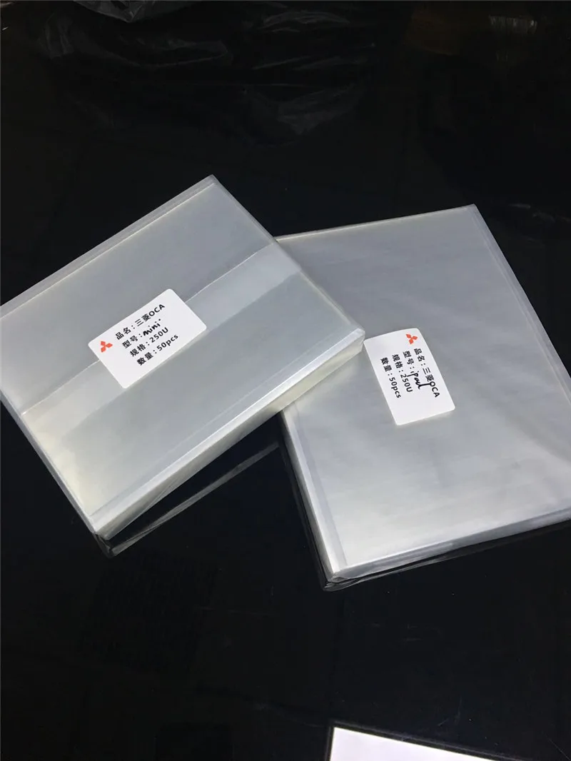 100 шт./лот 7 9 мкм 7/10 5/12 дюйма OCA Оптический прозрачный клей для iPad 2 3 4 5 6 Mini 1 клеевая