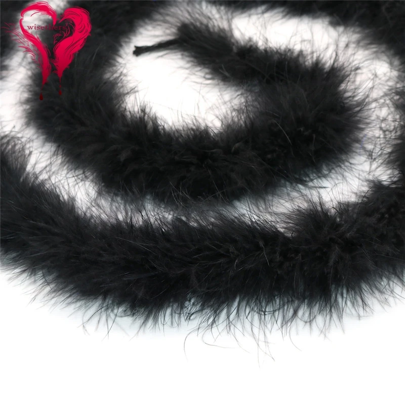 black marabou feather boa 2