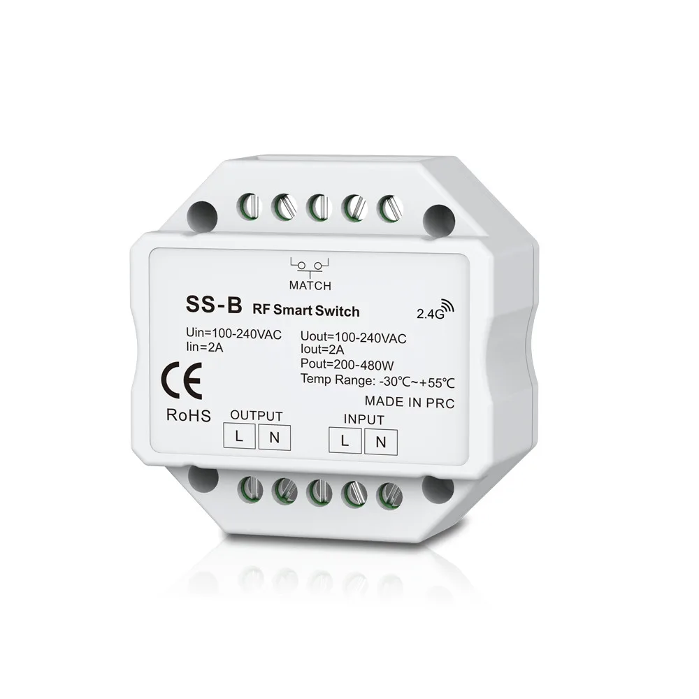 AC Triac RF Smart Switch with Relay Output Dimmer Switch AC Triac Wifi