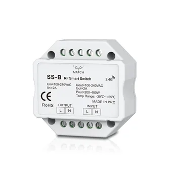 

AC Triac RF Smart Switch with Relay Output Dimmer Switch AC Triac Wifi Light Mini Amplifier Switch Controller 100-240VAC
