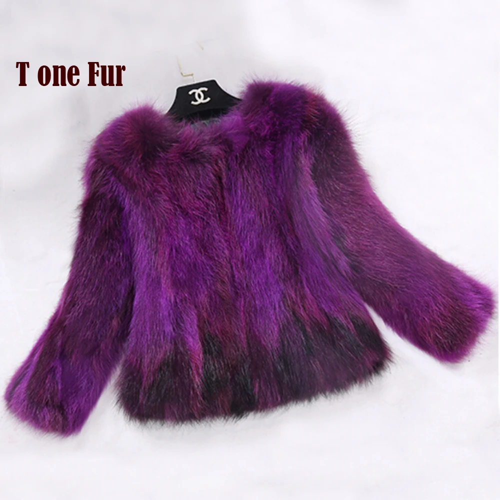 

Luxury Real Fox Fur Jacket Lady Fashion Custom Big Size Multi Colors Nature Fox Fur Coat Genuine Waistcoat KFP818