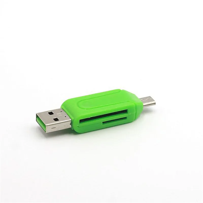 Универсальный кардридер для мобильного телефона ПК адаптер Micro USB OTG пластиковый
