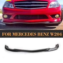 Передний спойлер из углеродного волокна для Mercedes Benz W204 Sport Bumper 2008-2013 D Sytle для стайлинга автомобилей