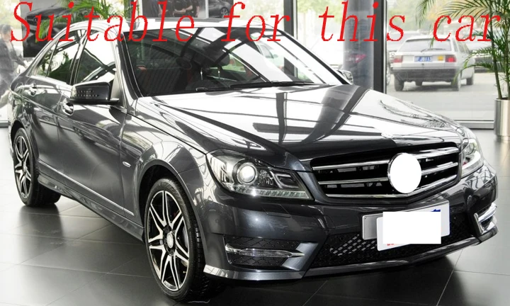 For Mercedes-Benz C-Class (W204) C200 C220 C250 C300 Plastic Exterior Visor Vent Shades Window Sun Rain Guard Deflector 4pcs