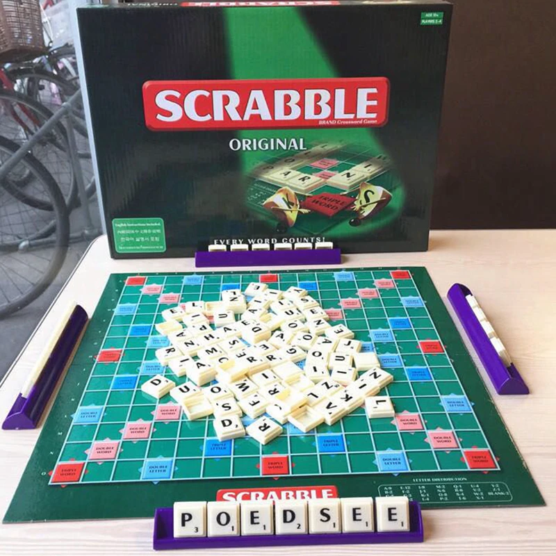 Us 1487 15 Di Scontoscrabble Gioco Da Tavolo Istruzioni Inglese Ortografia Crossword Game Per Bambini Inglese Russo Coreano Giochi Al Coperto In