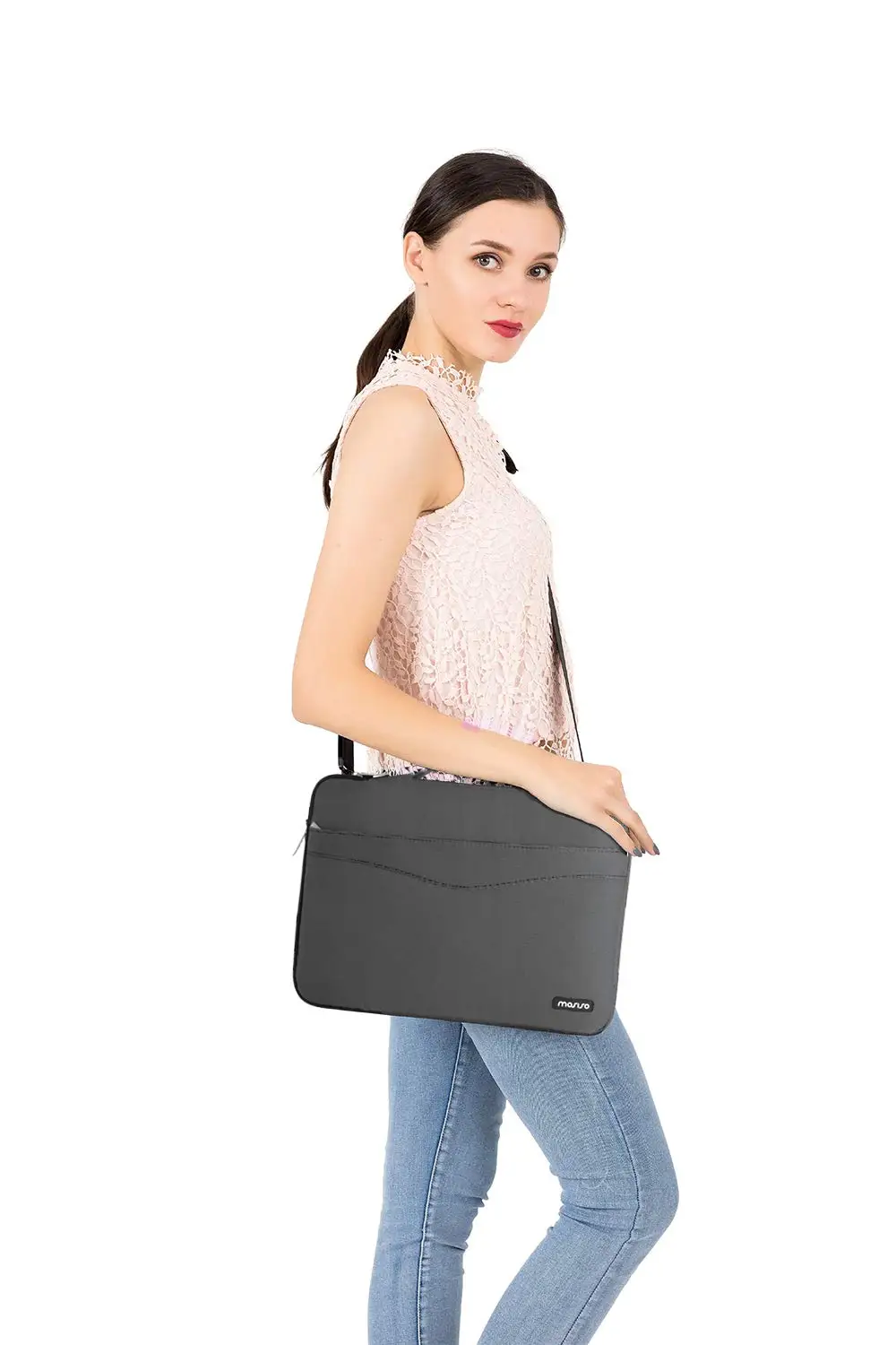 MOSISO мягкая Противоударная устойчивая сумка на плечо для ноутбука 13 13,3 дюймов для Macbook/Dell/acer/microsoft Surface портфель чехол для переноски
