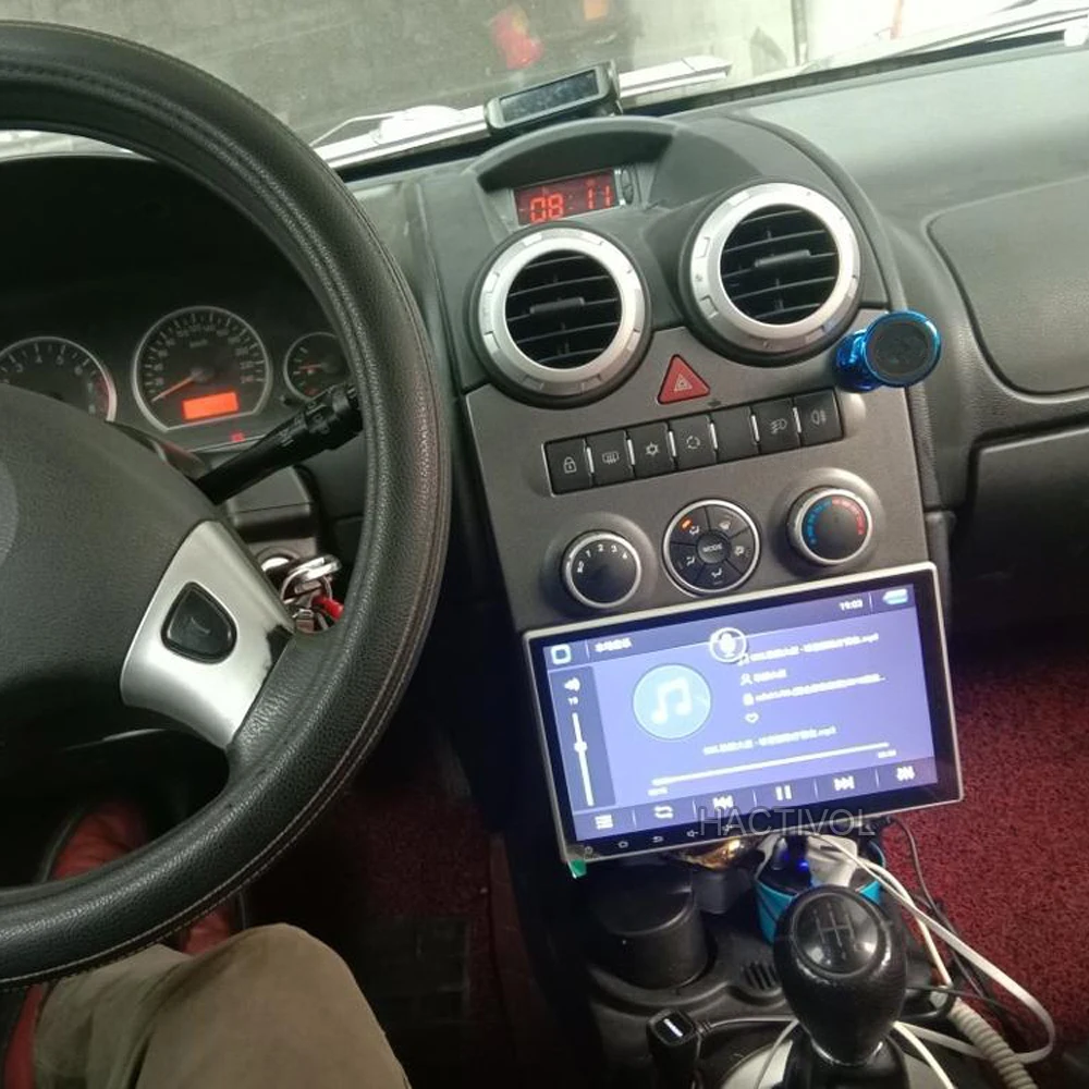  Radio para coche Universal reproductor de dvd para coche navegación GPS coche bluetooth accesorio 4