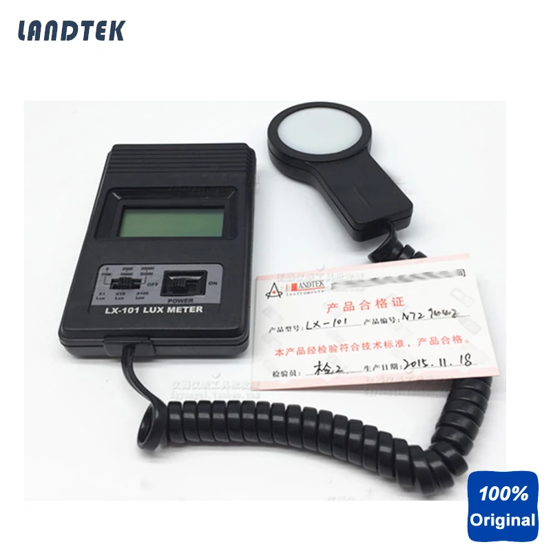 Цифровой Измеритель света цифровой тестер яркости ручной Люкс метр Landtek LX101|lux