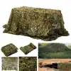 Filet d'ombrage de camouflage pour forêt 1.5x10M, tente, abri solaire d'extérieur, voile militaire Durable, Camping maille, auvent de chasse de voiture ► Photo 3/6