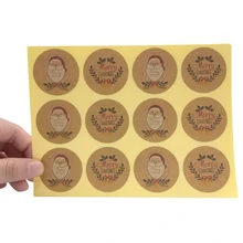 120pcs/lot Santa Claus Kraft Paper Seal Sticker 'Merry Christmas' Scrapbooking Stickers For DIY Diary Note Gift Decoration Label цена 120pcs/lot Santa Claus Kraft Paper Seal Sticker 'Merry Christmas' Scrapbooking Stickers For DIY Diary Note Gift Decoration Label цены онлайн