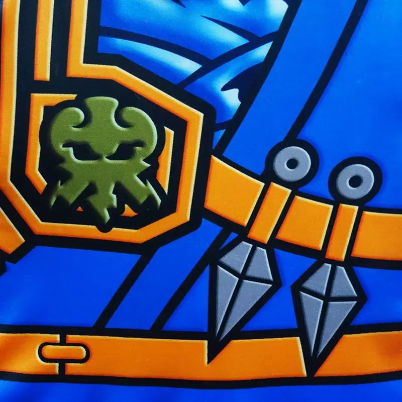 Skup Lego Phantom Ninja przebranie na karnawał chłopiec element ubioru Anime ubrania z kapturem Ninja superbohater Halloween kostium dla dzieci