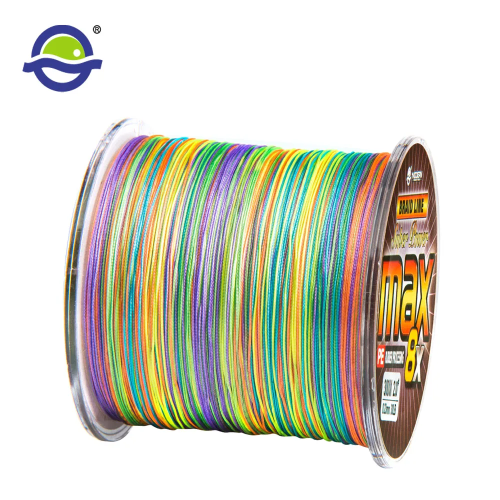 500M 8X 1 Meter 1 Color Fishing Line Super Strong Japan Multifilament 8 Strands Super Smooth
