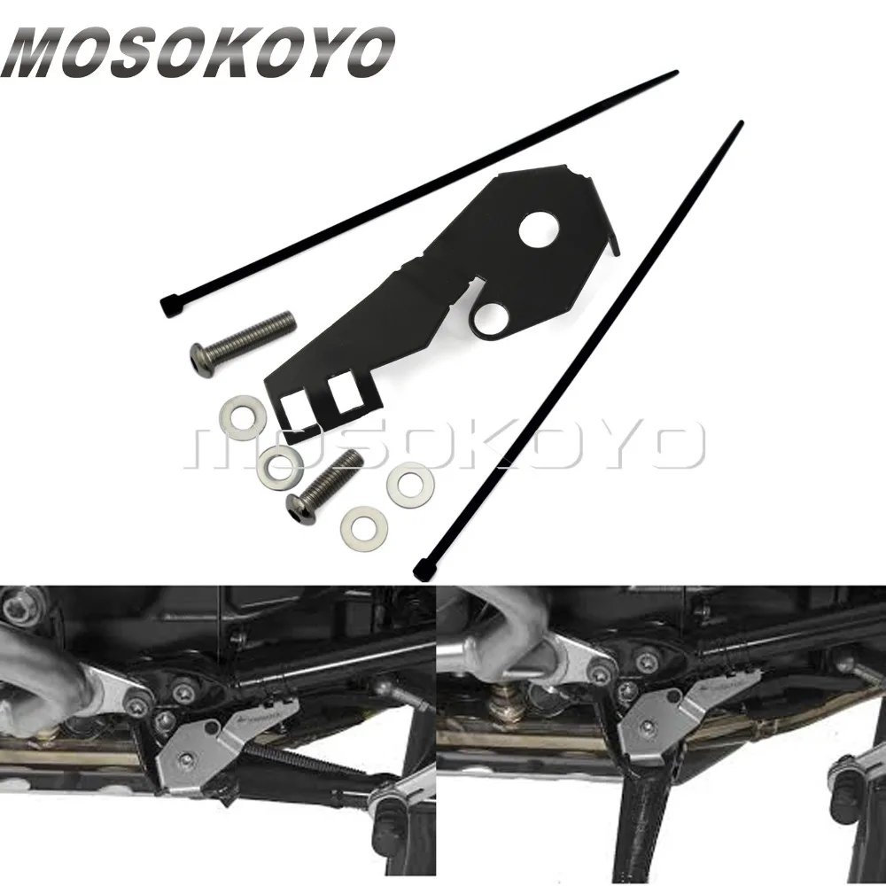 

Motorcycle Black Kickstand Switch Guard Sidestand Side Stand Guard Protection Cover for BMW R1200GS LC ADV 2014-2015