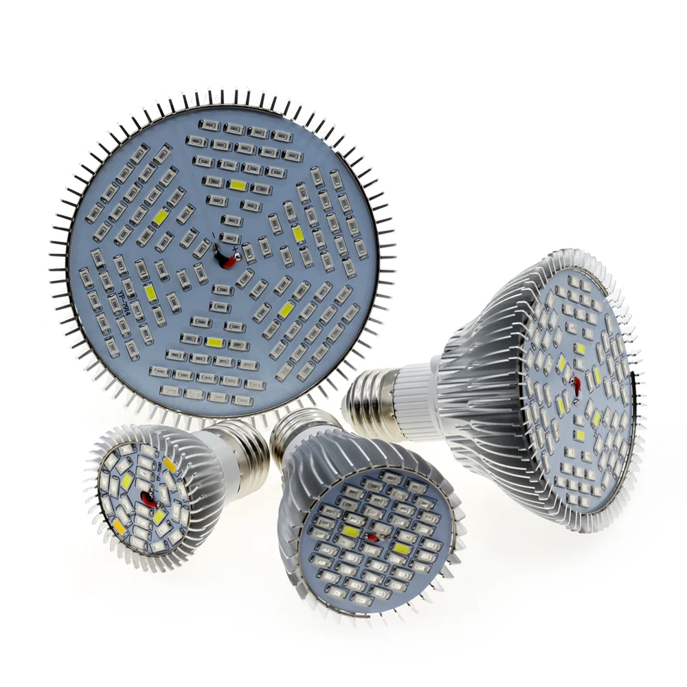 Полный спектр Led Grow Light 10 Вт 30 50 80 Красный Синий УФ ИК растущая лампа для
