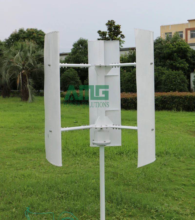 600w 24v Vertical Axis Wind Turbine Generator Windmill Generator for On Grid Home Systemin