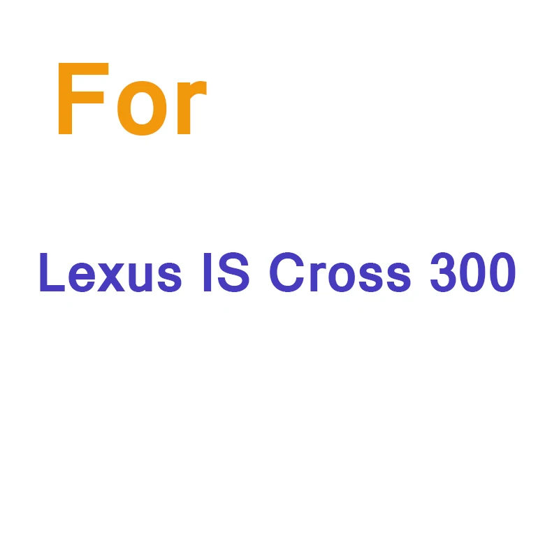 Cawanerl автомобильный резиновый запечатывание печать полосы комплект Звук управление уплотнение окантовка Обрезной уплотнитель для Lexus HS HS250h IS Cross 200 300 - Цвет: For IS Cross 300