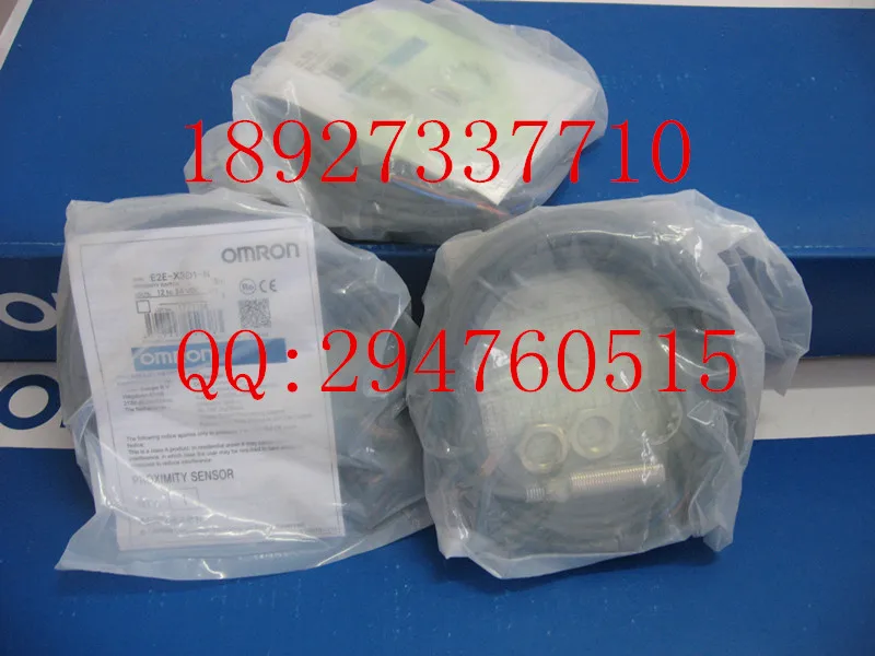 

[ZOB] New original OMRON Omron proximity switch E2E-X3D1-N 2M detection distance 3 mm --5PCS/LOT