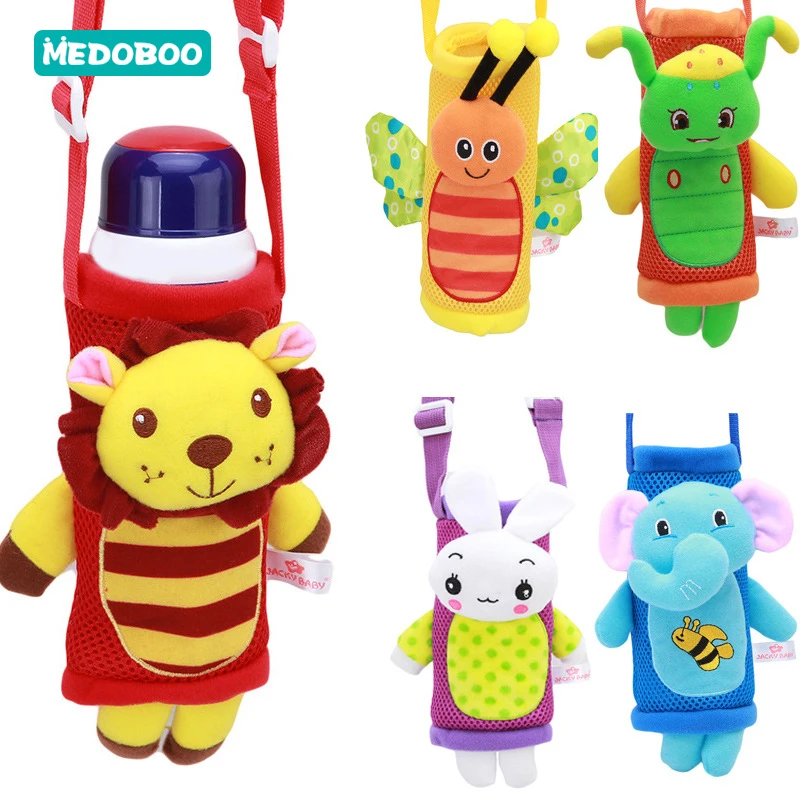 

Medoboo Baby Water Bottle Cover Infant Bottle Insulation Bag Cute Cartoon Children Cup Plush Pouch Holders Case Cup Sets 10