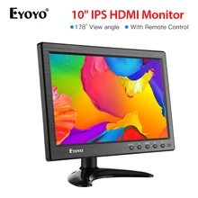 Eyoyo 10 inch 1366x768 HDMI portable usb monitor Kitchen IPS LCD Screen Display VGA Input Remote Control CCTV Camera Monitor Eyoyo 10 inch 1366x768 HDMI portable usb monitor Kitchen IPS LCD Screen Display VGA Input Remote Control CCTV Camera Monitor