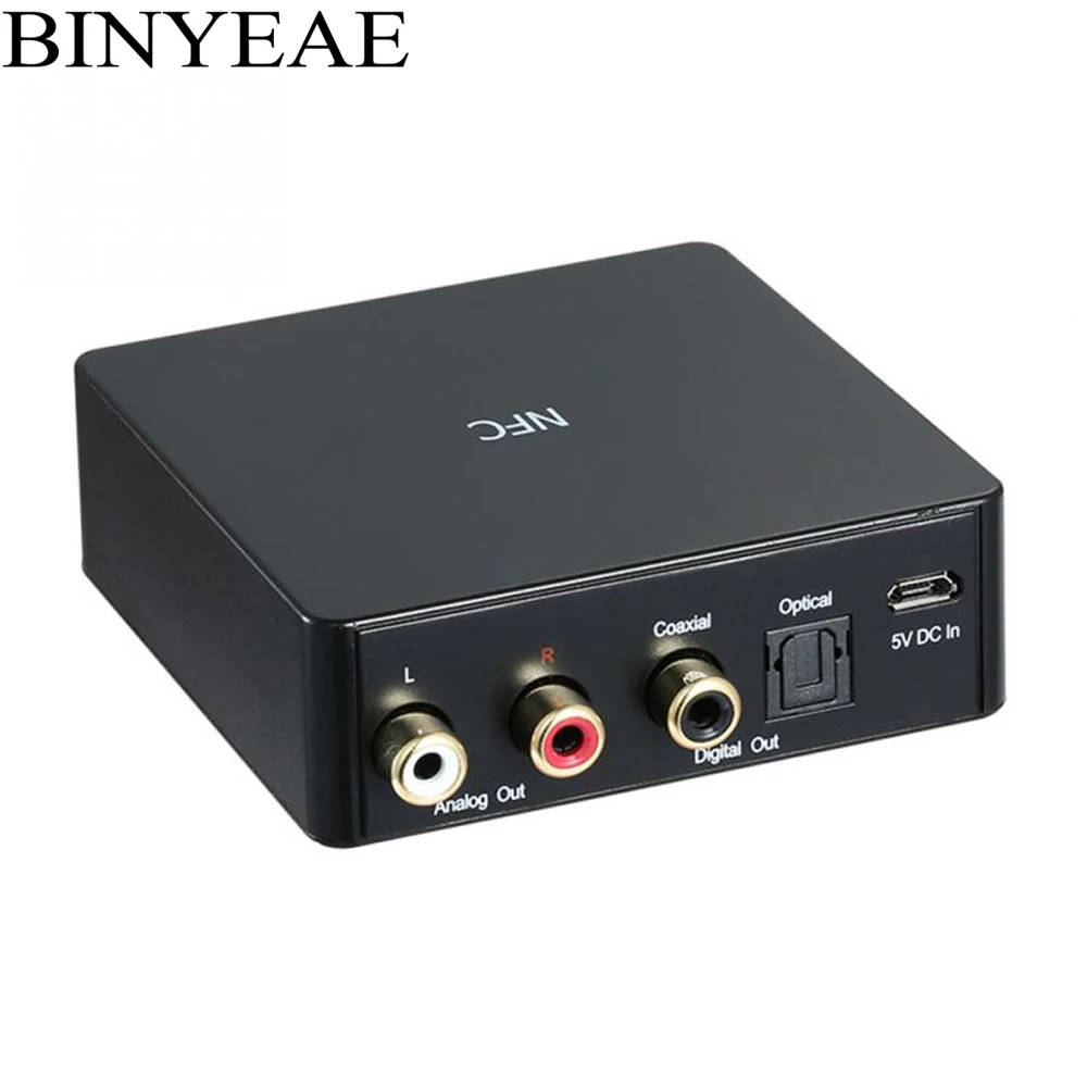 

Dual Connection Bluetooth 4.1 SPDIF Optical RCA Aux 3.5mm Music Transmitter Receiver A2DP Wireless home stereo audio TV Adapter