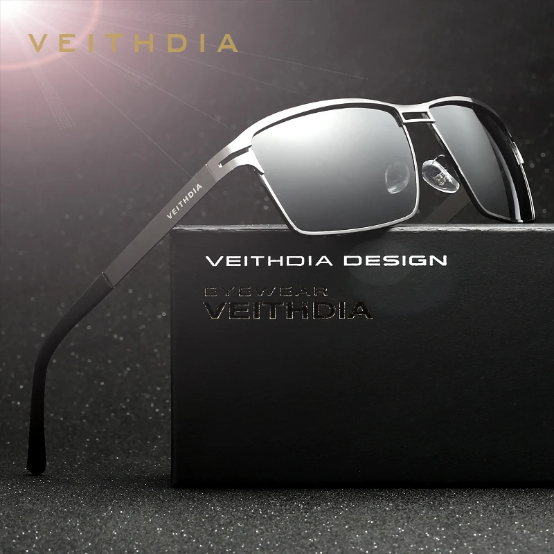 

VEITHDIA Stainless Steel Men's Sun Glasses Polarized Oculos masculino Male Eyewear Accessories Sunglasses For Men gafas 2711